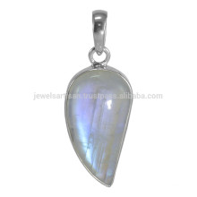 Rainbow Moonstone Flashy Gemstone e 925 Sterling Silver Lovely Pendant ao melhor preço